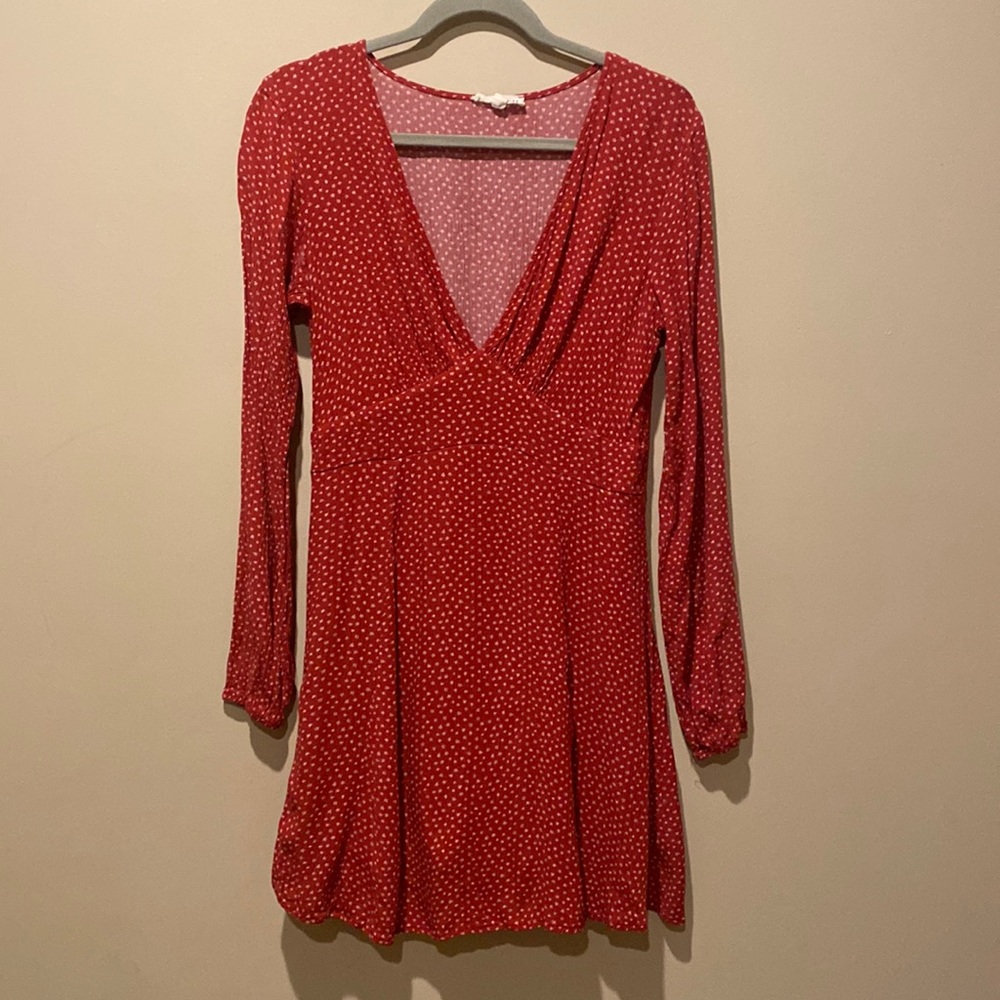 Low cut long sleeve PacSun dress